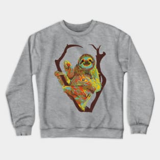 Sloth Portrait Crewneck Sweatshirt